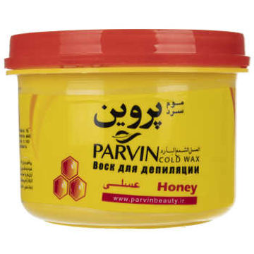 تصویر  موم سرد پروین مدل Honey حجم 750 گرم