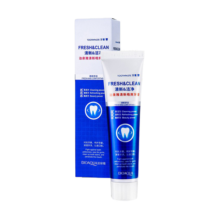 تصویر  خمیردندان بایو آکوا مدل Fresh & Clean 2682 حجم 120 میلی لیتر