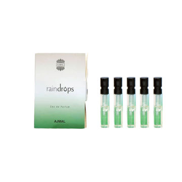 تصویر  عطر جیبی زنانه اجمل مدل Raindrops حجم 1.5 میلی لیتر مجموعه 5 عددی