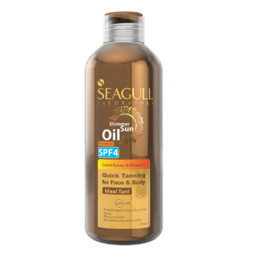 روغن آفتاب اکلیلی سی گل  SHIMMER SUN OIL SEAGULL