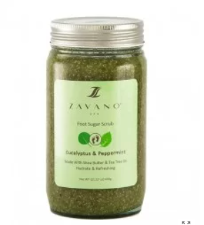 شوگر اسکراب پا زاوانو ZAVANO 600G رایحه اکالیپتوس و نعنا