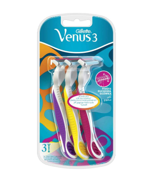 خود تراش ژیلت مدل 3 Venus بسته 3 عددی