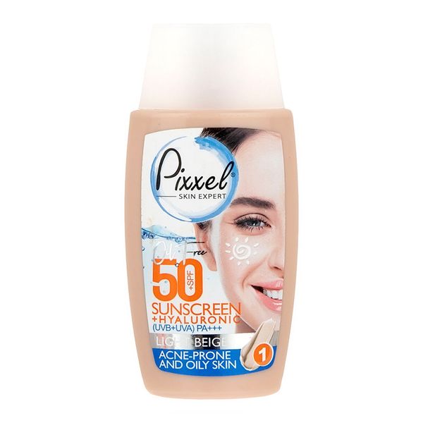 ضدآفتاب spf50 پیکسل  مناسب پوست چرب و مختلط