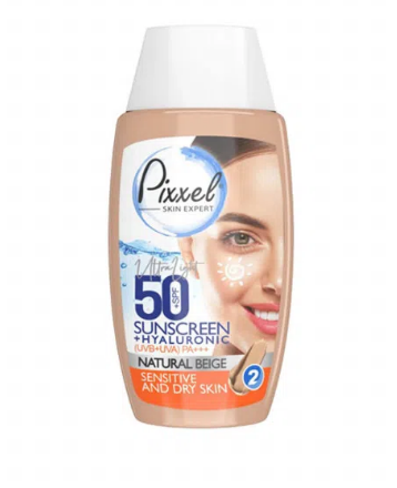 کرم ضد آفتاب پیکسل SPF 50 مناسب پوست های خشک تا نرمال و حساس