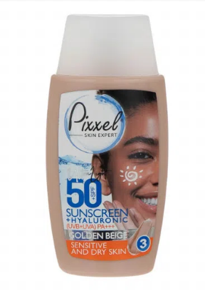 کرم ضد آفتاب پیکسل SPF 50 مناسب پوست های خشک تا نرمال و حساس