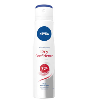 اسپری ضد تعرق نیوآ NIVEA زنانه مدل DRY COMFORT ماندگاری 72 ساعته حجم ۲۰۰ میل