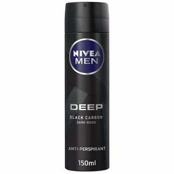 اسپری ضد تعریق نیوآ مردانه مدل deep black 150 میلی لیتر