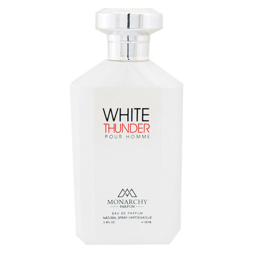 عطر مردانه مونارچی (Monarchi) مدل لالیک سفید (White Thunder) حجم 100 میل