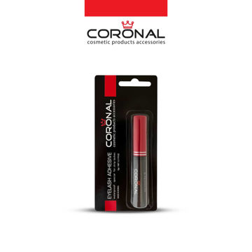 چسب مژه موقت 5 میلی لیتر برس دار کورونال Coronal مشکی