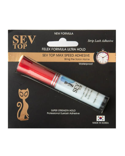 چسب مژه مصنوعی بی رنگ اس ای وی تاپ Sev Top حجم 5گرم