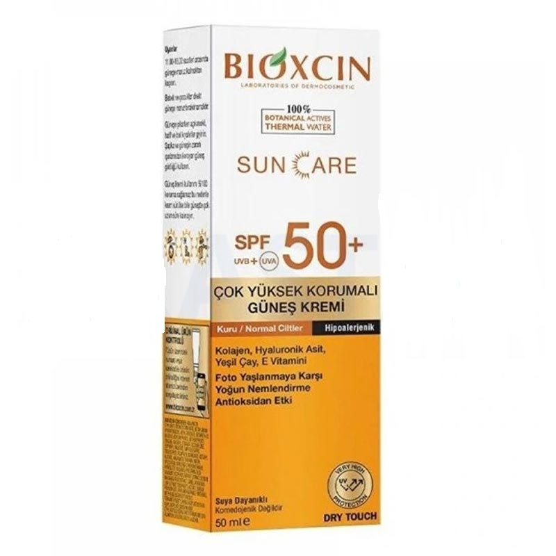 کرم ضد آفتاب رنگی پوست نرمال و خشک spf 50 بیوکسین