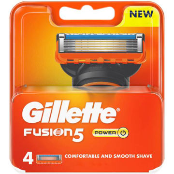 تیغ یدک ژیلت مدل 5 Fusion Power بسته 4 عددی
