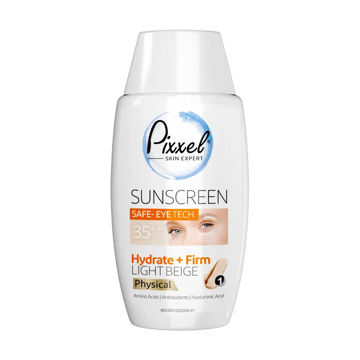 کرم ضدآفتاب فیزیکی دور چشم و صورت spf35 پیکسل