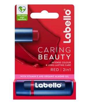 بالم لب و گونه کرینگ بیوتی قرمز لابلو Labello Caring Beauty Lip & Cheek 3 In 1 Red