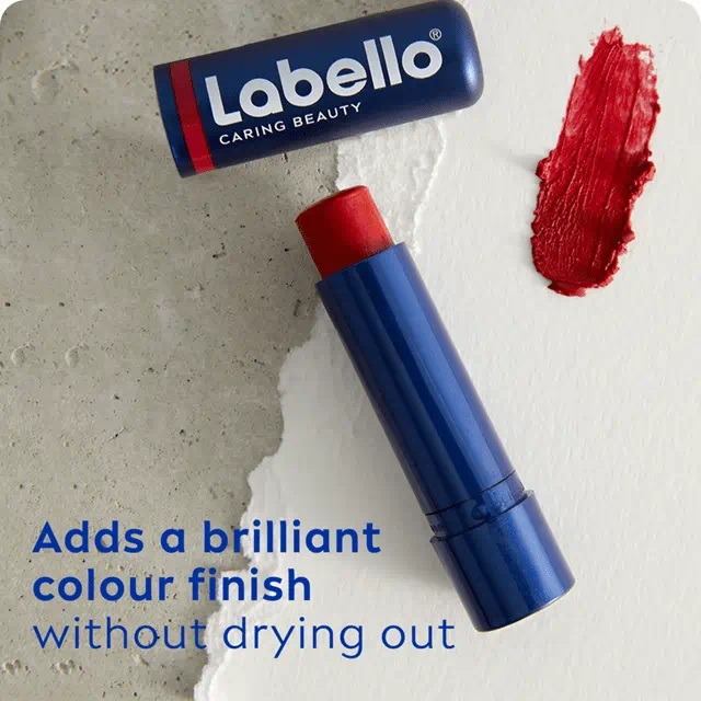 بالم لب و گونه کرینگ بیوتی قرمز لابلو Labello Caring Beauty Lip & Cheek 3 In 1 Red