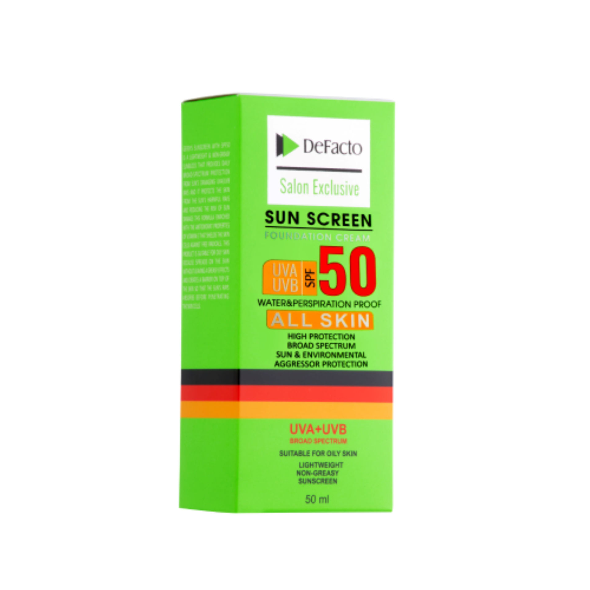 کرم ضد آفتاب دیفکتو انواع پوست SPF 50