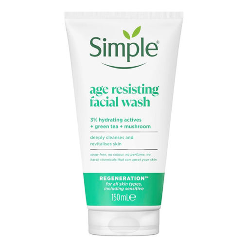 ژل شستشوی ضد پیری سیمپل مدل AGE RESISTING حجم 150 میل