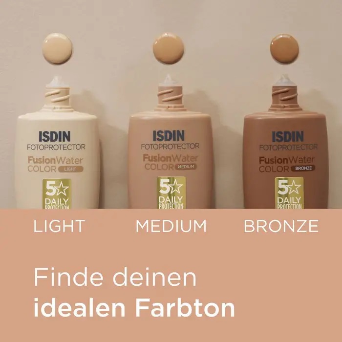 ضد آفتاب رنگ مدیوم ایزدین فیوژن واتر  Medium حجم 50 میلی لیتر