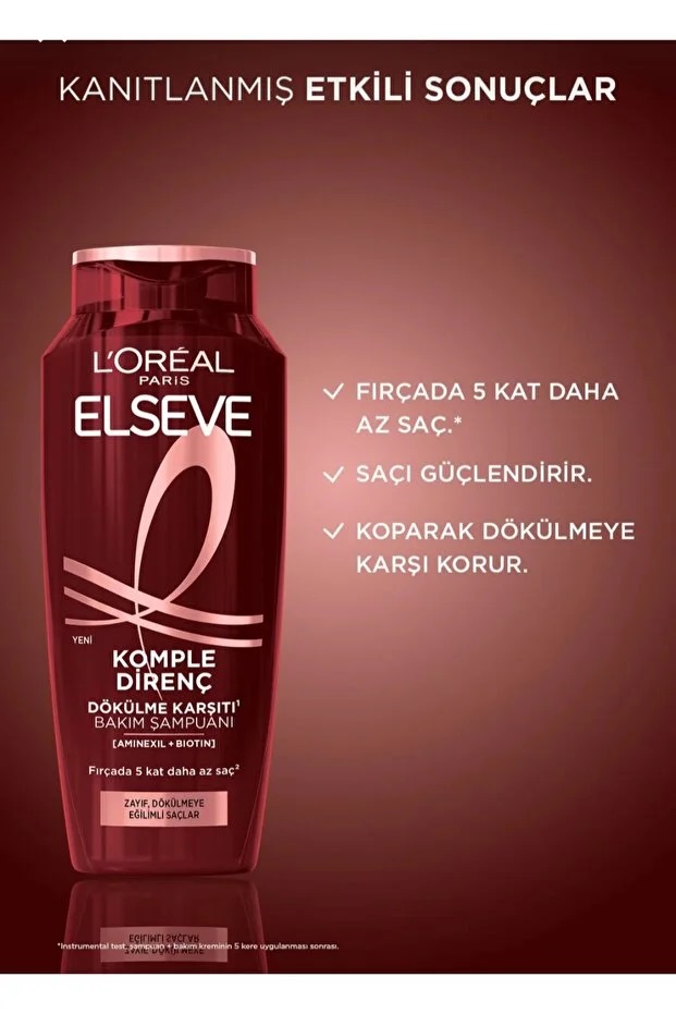 شامپو لورال مدل komple direnc ضد ریزش حجم 285 میلی لیتر