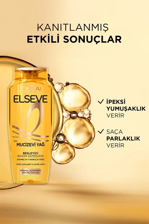 شامپو لورال درخشان کننده مدل mucizevi yag حجم 285 میلی لیتر