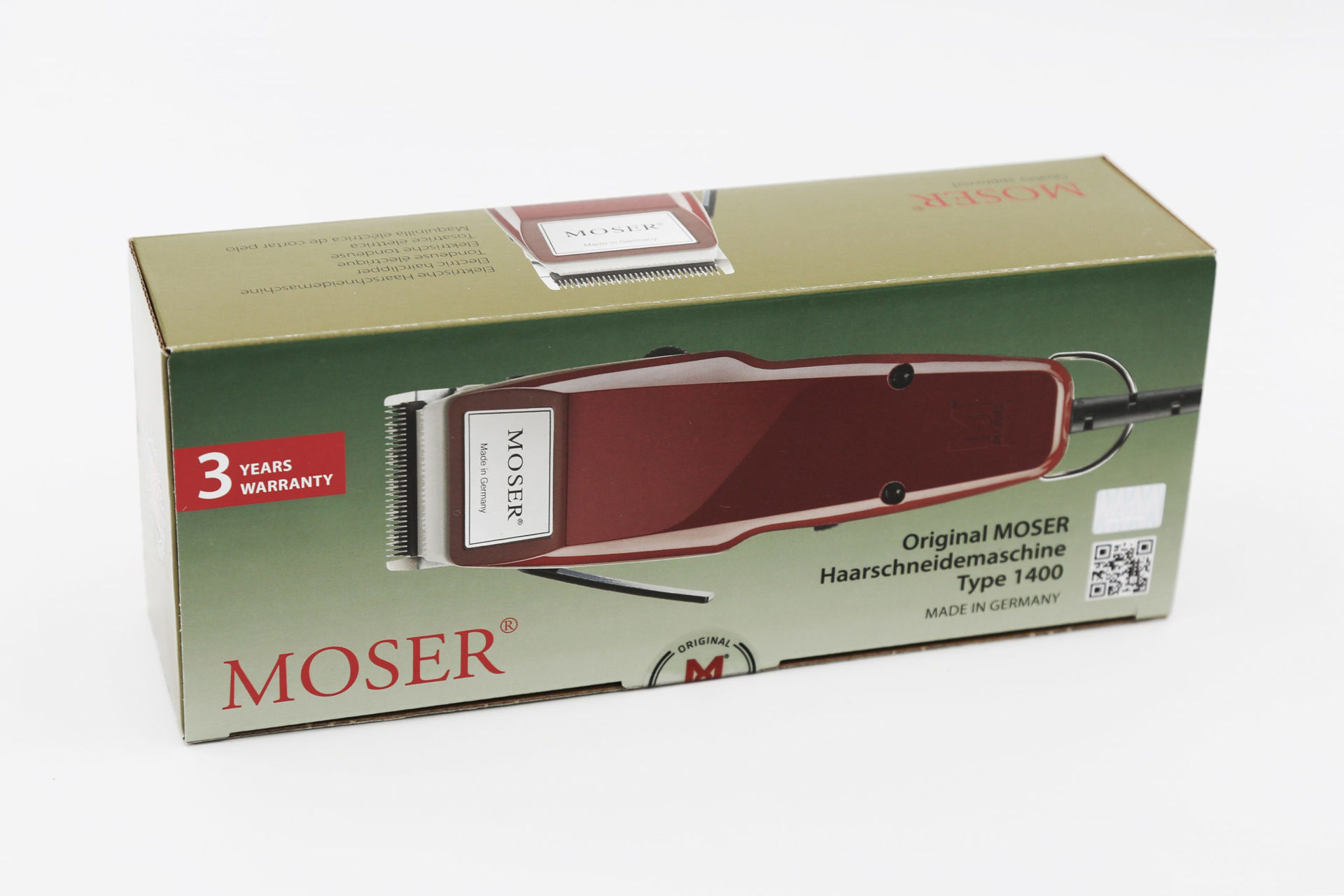 ماشین اصلاح موزر ۱۴۰۰ قرمز ۵ دنده