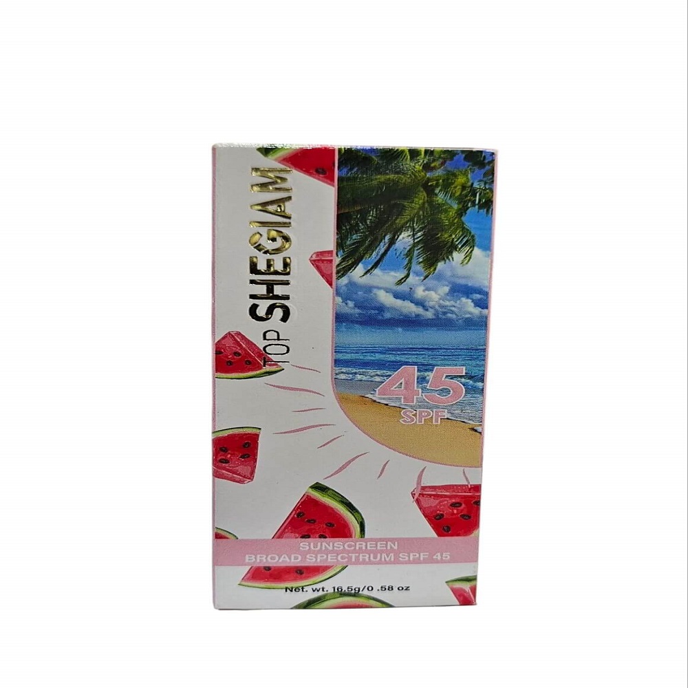 ضدآفتاب استیکی بی رنگ SPF45 طرح شیگلم SHEGLAM