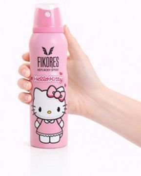 اسپری بدن کودک مدل Hello kitty حجم 125 میلی لیتر فیکورس