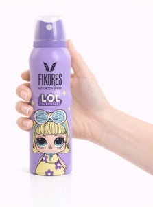 اسپری بدن کودک مدل LOL حجم 125 میلی لیتر فیکورس