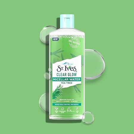 میسلار واتر سنت ایوز مدل CLEAR GLOW حاوی عصاره درخت چای حجم 400 میلی لیتر