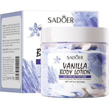 بستنی بدن وانیلی سادور SADOER Body Lotion Ice Cream 180g