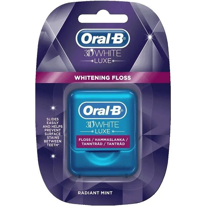 نخ دندان اورال بی Oral B مدل 3D White Luxe طول 35 متر