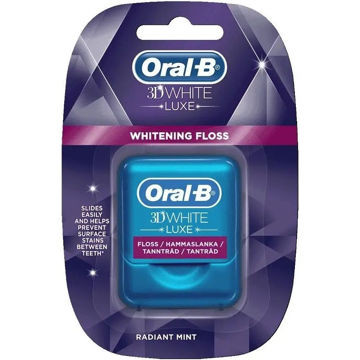 نخ دندان اورال بی Oral B مدل 3D White Luxe طول 35 متر
