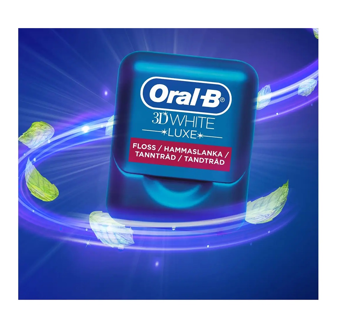 نخ دندان اورال بی Oral B مدل 3D White Luxe طول 35 متر