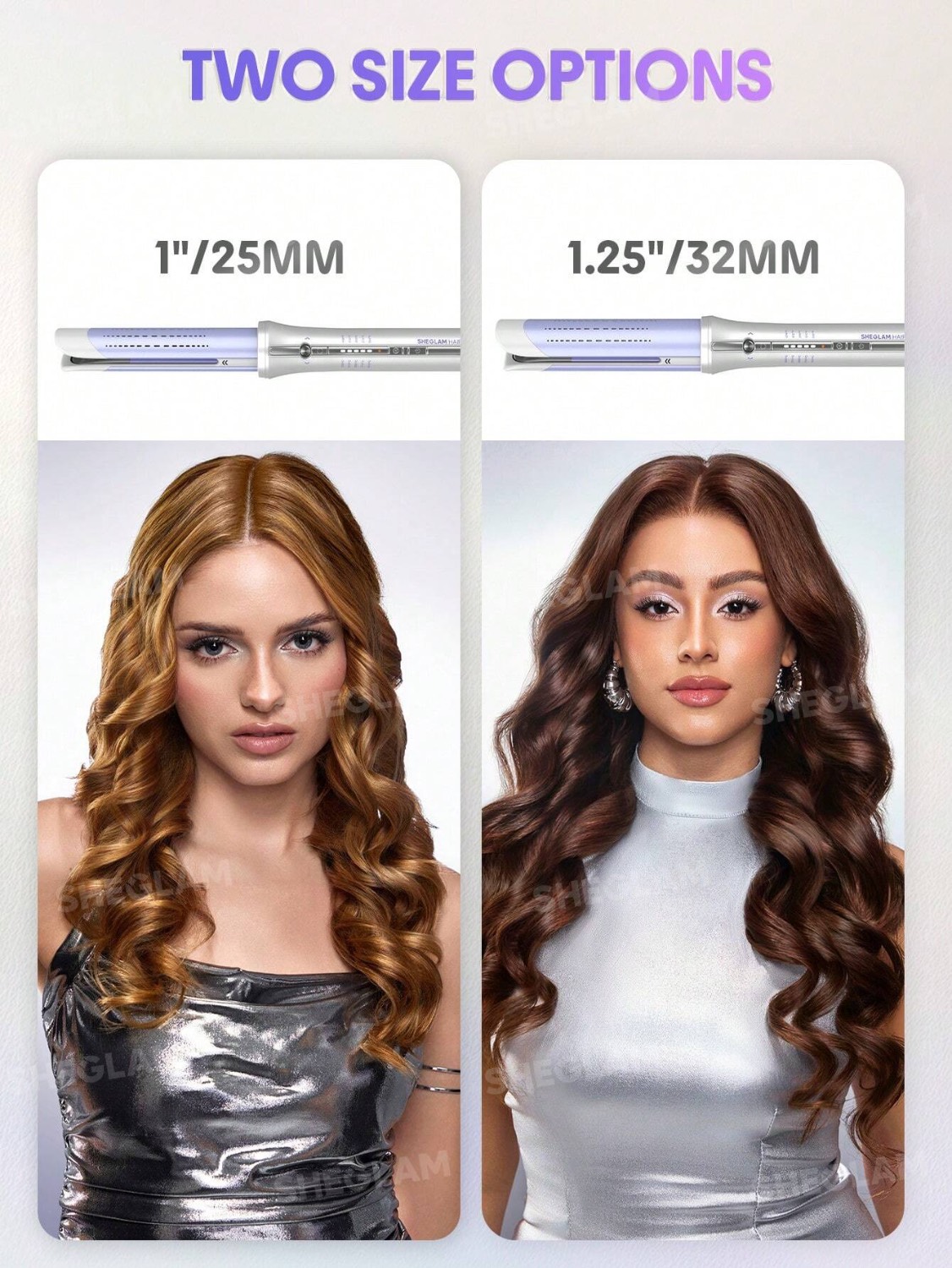دستگاه فر کننده باد سرد اتوماتیک شیگلم مدل ایرفلو استایلر پرو سایز 25mm