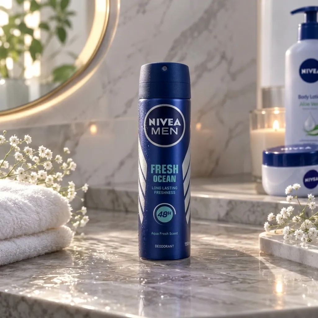 اسپری بدن مردانه نیوآ مدل فرش اکتیو(fresh active) حجم 150 میلی لیتر