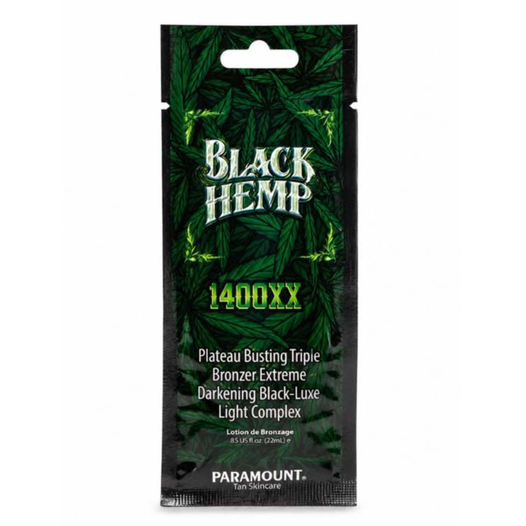 لوسیون سولاریوم ساشه یکبار مصرف پارامونت مدل بلک همپ Black Hemp