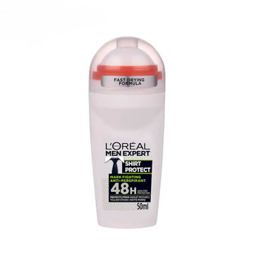 رول ضد تعریق سفید لورآل مدل SHIRT PROTECT حجم 50ml