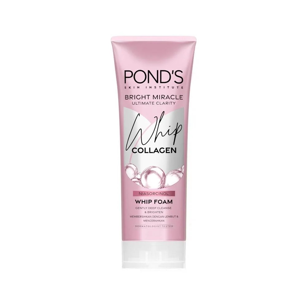فوم شست و شو صورت پوندز مدل کلاژن collagen حجم 100 گرم