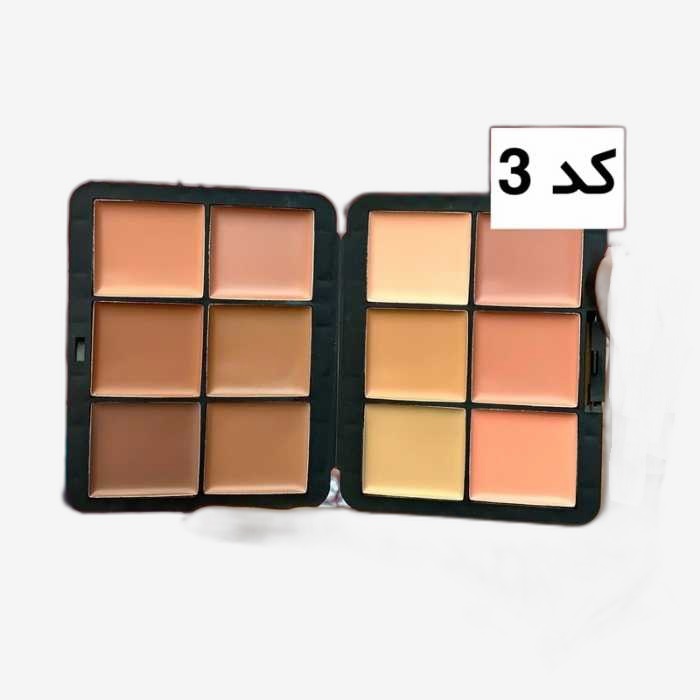 پالت چرب کانتور و رژگونه 12 رنگ برند رومانتیک برایت
