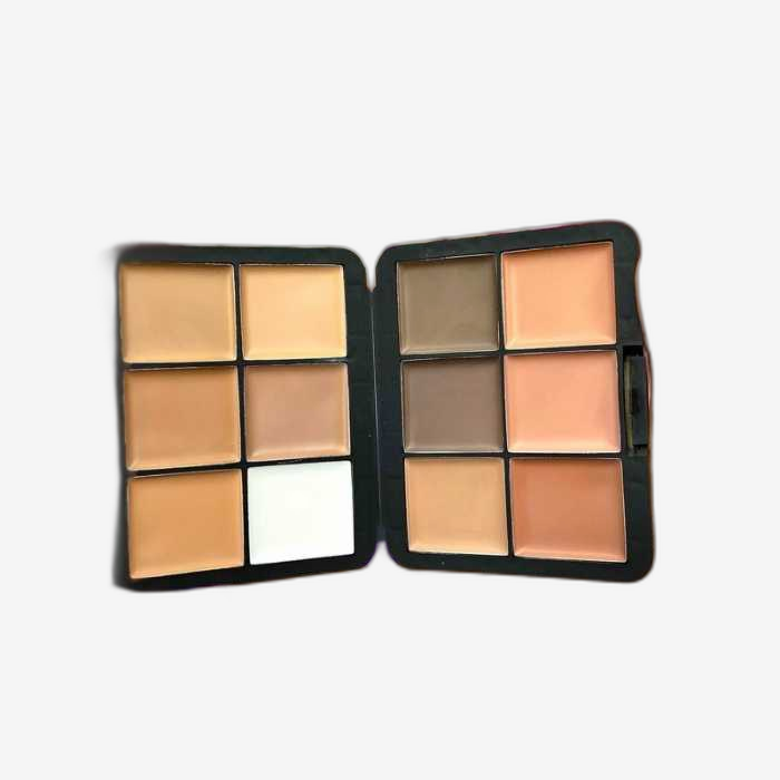پالت چرب کانتور و رژگونه 12 رنگ برند رومانتیک برایت