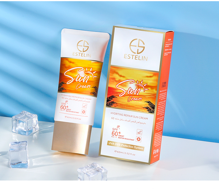 کرم ضدآفتاب آبرسان و ترمیم‌کننده استلین اورجینال SPF60 حجم60میل