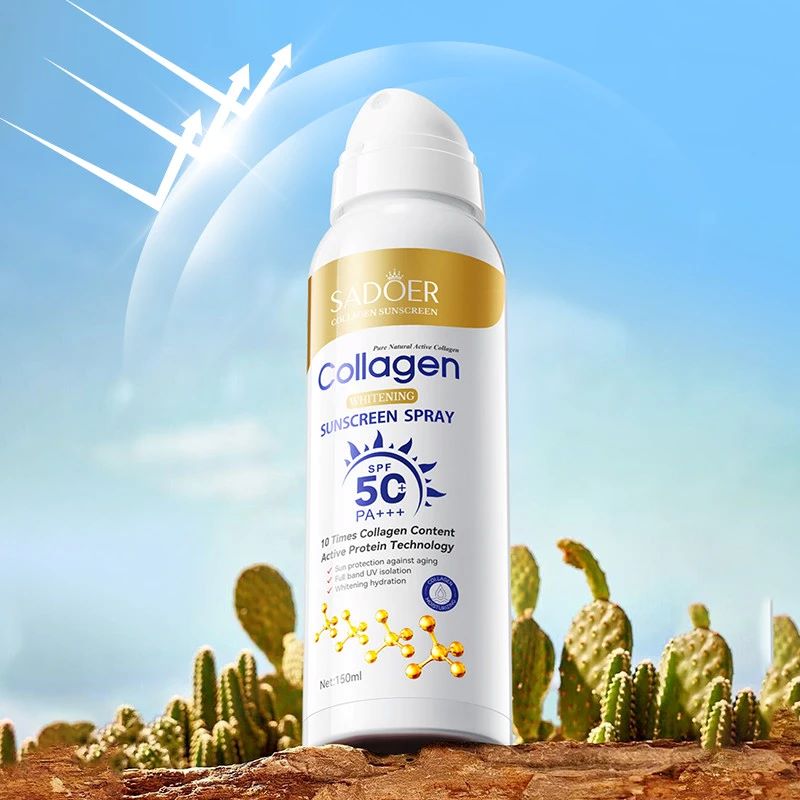 اسپری ضد آفتاب بی رنگ سادور SPF 50 حجم 150 میلی لیتر