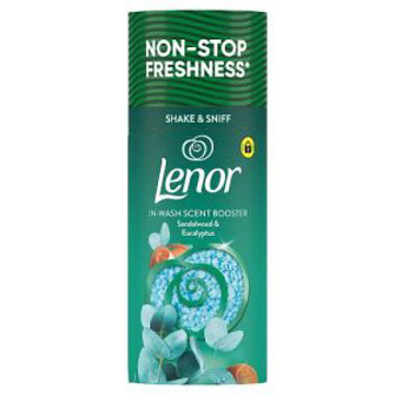 خوشبو کننده لباس لنور مدل صندل و اکالیپتوس Lenor Sandalwood And Eucalyptus حجم 155 گرم