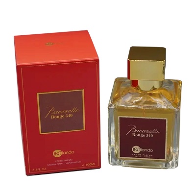 ادوپرفیوم بایلندو مدل Baccarat Rouge 540 حجم ۱۰۰ میلی لیتر