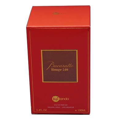 ادوپرفیوم بایلندو مدل Baccarat Rouge 540 حجم ۱۰۰ میلی لیتر