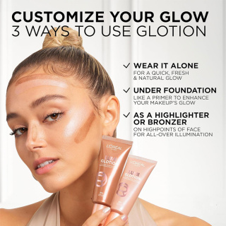 کرم درخشان کننده پوست لورال مدل لومی گلوشن Lumi Glotion حجم 40 میلی لیتر