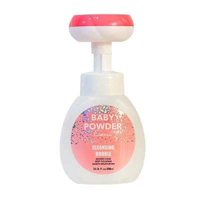 فوم شست شوی طرح گل بی بی پودر BABY POWDER