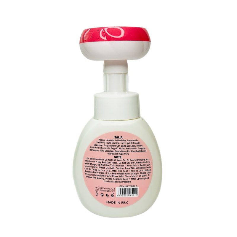 فوم شست شوی طرح گل بی بی پودر BABY POWDER