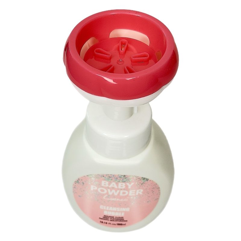 فوم شست شوی طرح گل بی بی پودر BABY POWDER