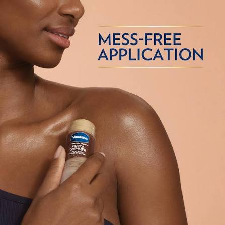 شیمر استیکی براق و درخشان کننده وازلین Vaseline مدل Cocoa Shimmer Jelly Stick وزن 40 گرم